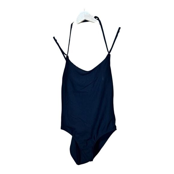ATHLETA Keyhole One‎ Piece Swimsuit XSP Black NWT #511635 - Picture 3 of 8